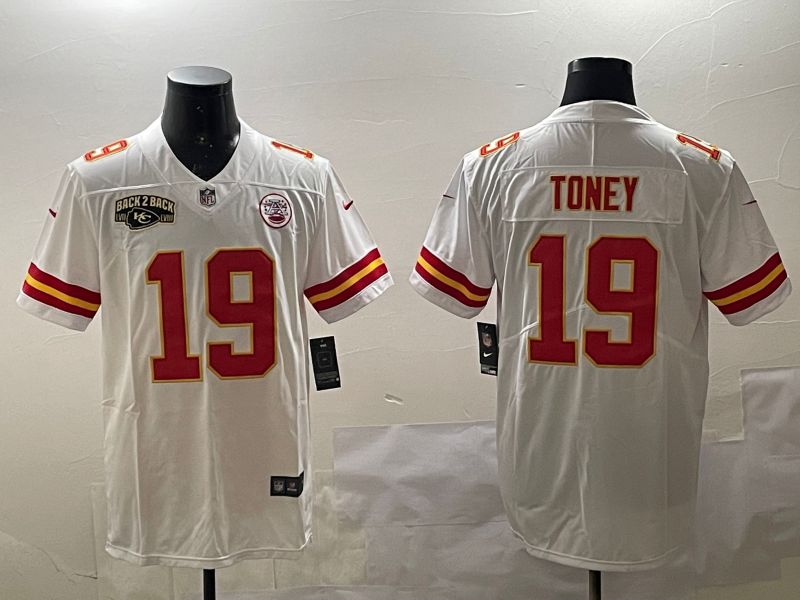Men Kansas City Chiefs #19 Toney White Second generations 2025 Nike Limited NFL Jersey style 4->kansas city chiefs->NFL Jersey